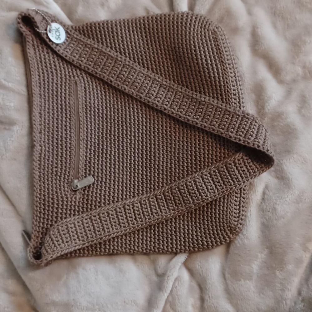 The Sak Tan Woven Bag EUC